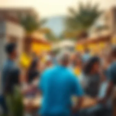 Vibrant community life and social interactions in Damac Hills