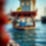 Traditional Abra in Bur Dubai Traditional Abra boat navigating the waters of Bur Dubai