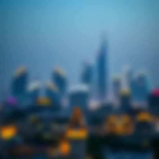 Stunning skyline view of الخيل هايتس