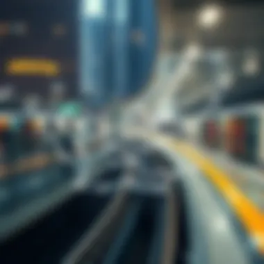 Map of Dubai Metro network featuring Al Nahda Station connectivity