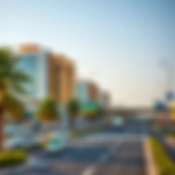 Surrounding real estate developments near Al Nahda Metro Station