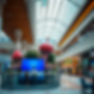 Entertainment area within Al Qouz Mall with various attractions