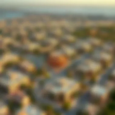 Aerial view of Al Ramla showcasing residential developments