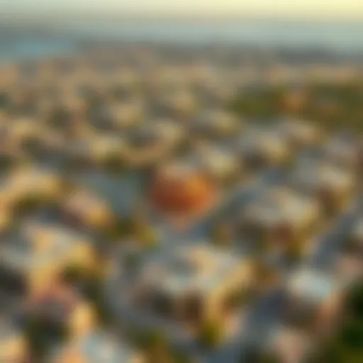 Aerial Perspective of Al Ramla's Residential Areas Aerial view of Al Ramla showcasing residential developments