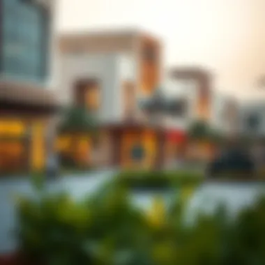 Local amenities including parks and shopping centers in Al Ramla