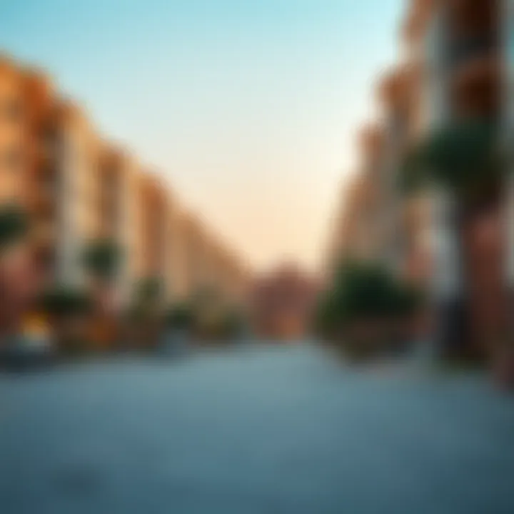 Vibrant community features surrounding Al Zahia Uptown Apartments