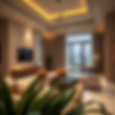 Luxurious living spaces within Al Zahia Uptown Apartments