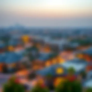 Panoramic view of the surrounding neighborhood and amenities