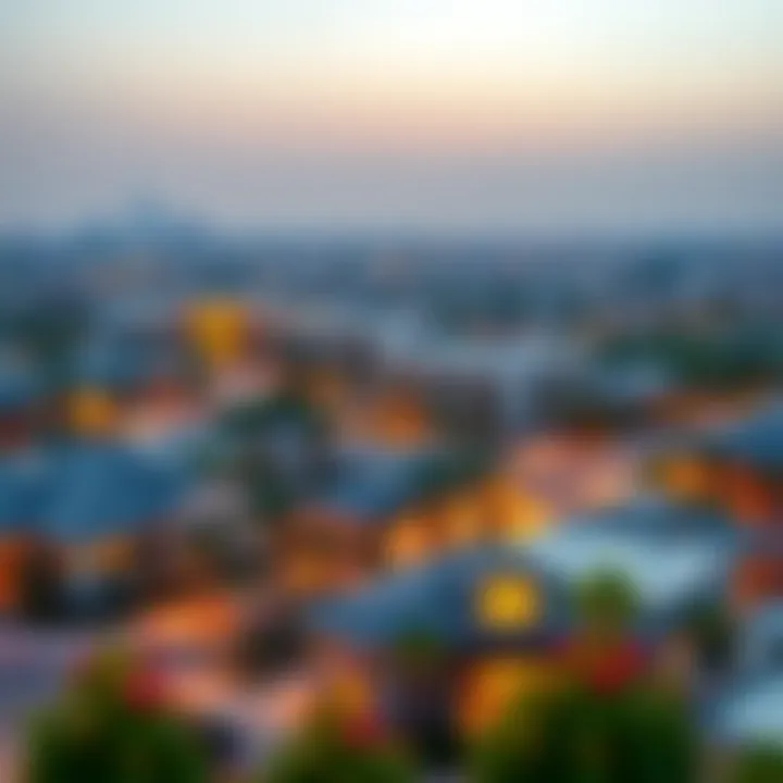 Panoramic view of the surrounding neighborhood and amenities