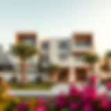 Stunning exterior view of Alfa Villas showcasing modern architecture