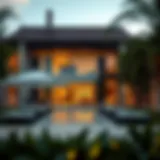 Luxurious exterior view of Anantara Residence highlighting architectural elegance