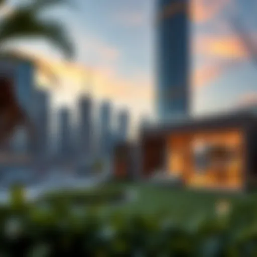 Luxury Real Estate in Dubai Modern skyline of Dubai showcasing luxury real estate