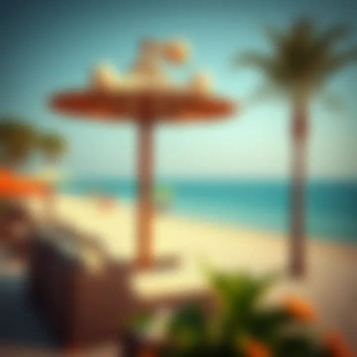 Vibrant beach lifestyle in Dubai