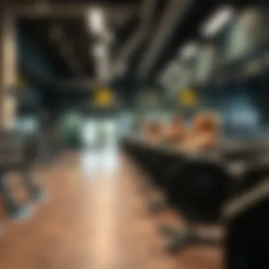 Community atmosphere in a local gym