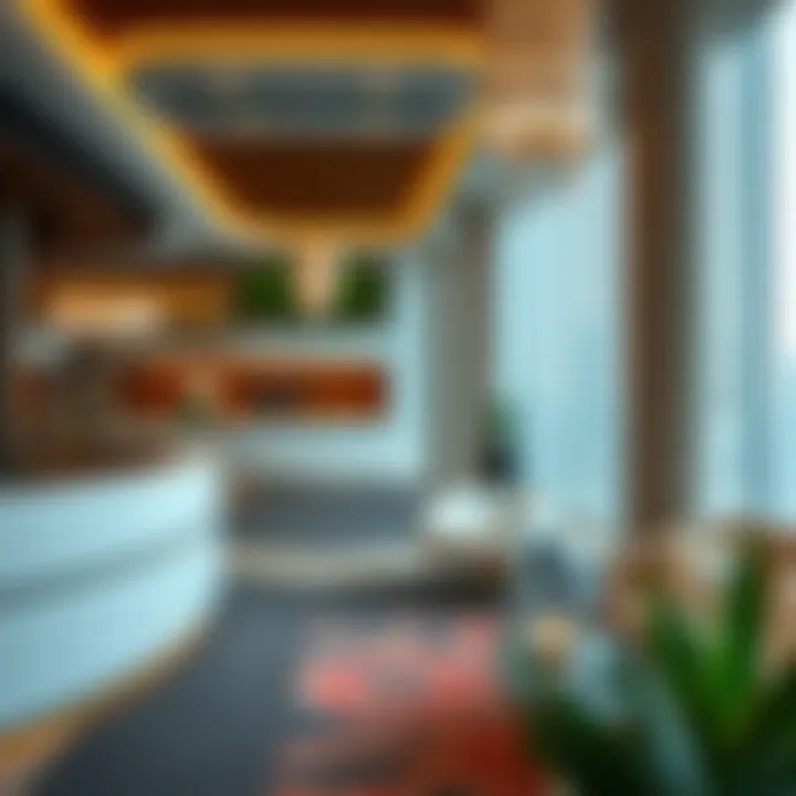 Luxurious Amenities of Como Tower Luxurious amenities within Como Tower, including the lobby and common areas