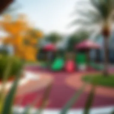 Family-friendly parks and playgrounds in Damac Hills 2