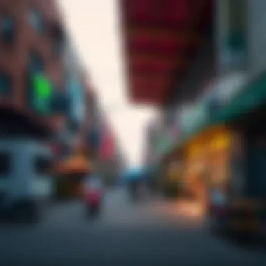 Local Vibrancy in Deira Neighborhood Vibrant neighborhood in Deira with local shops and cafes