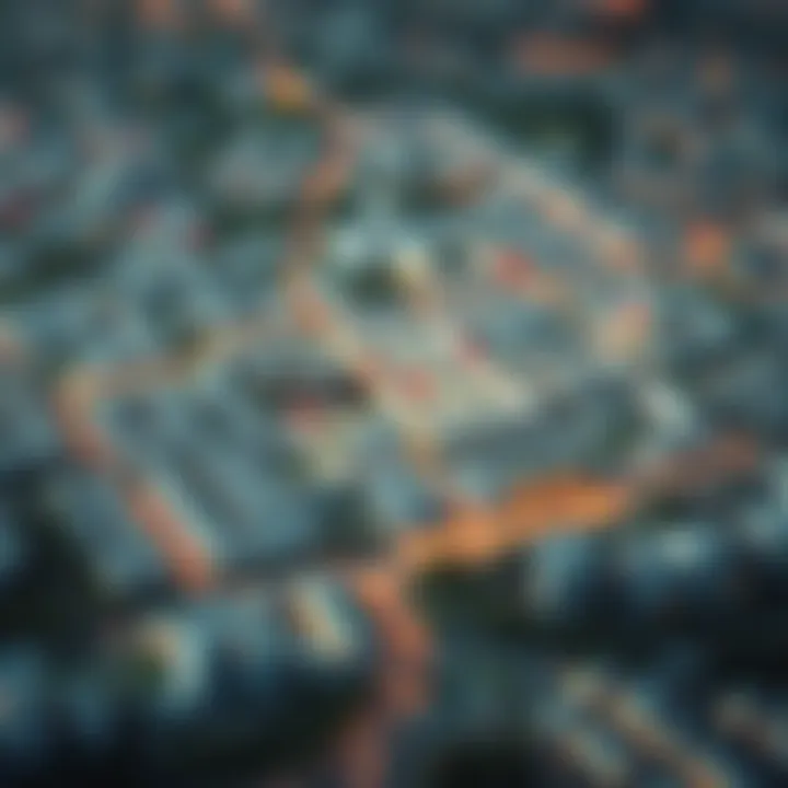 Map of Dubai South highlighting key neighborhoods.