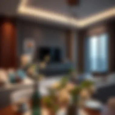 Luxurious Living Space in Pulse Residence Luxurious living space within Pulse Residence featuring contemporary interiors.