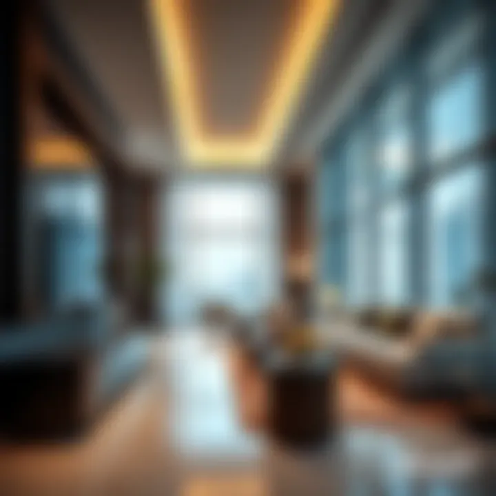 Luxury residential units in Dubai Wharf Jaddaf highlighting interior design