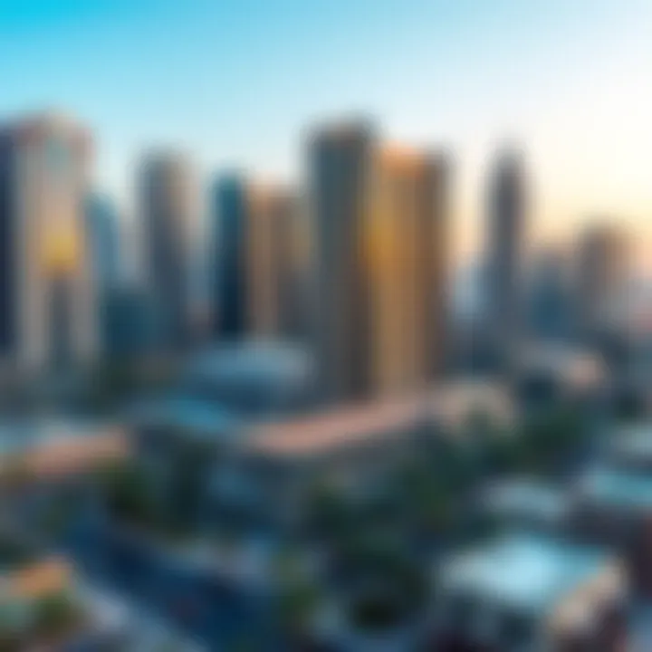 Modern urban landscapes influenced by Emaar's innovative projects, illustrating urban development.