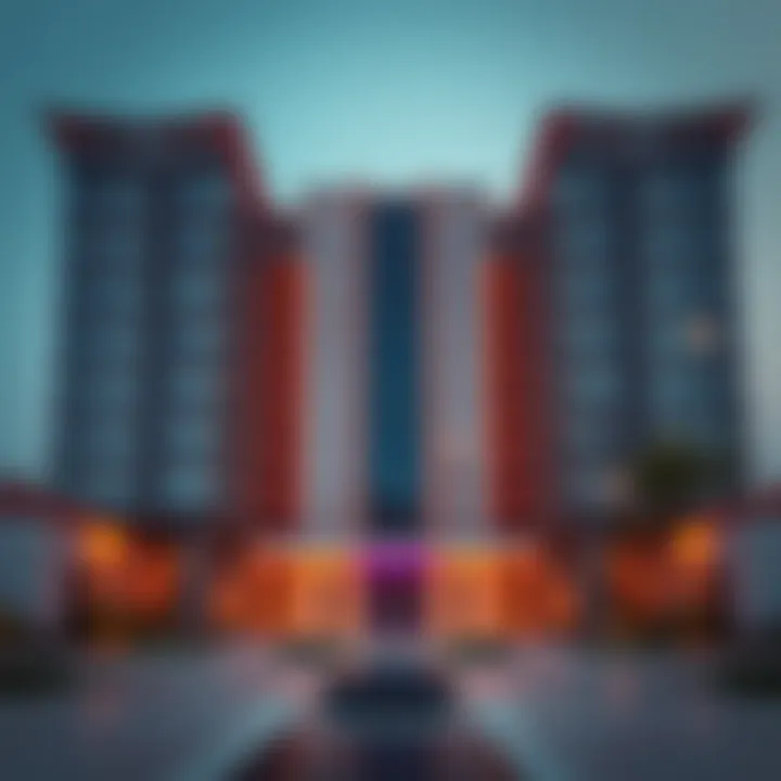 Stunning view of Equiti Gate architecture