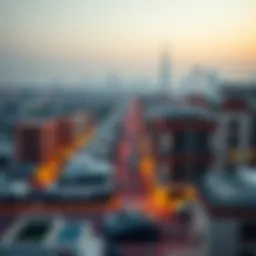 Stunning skyline view of Al Nahda, Dubai