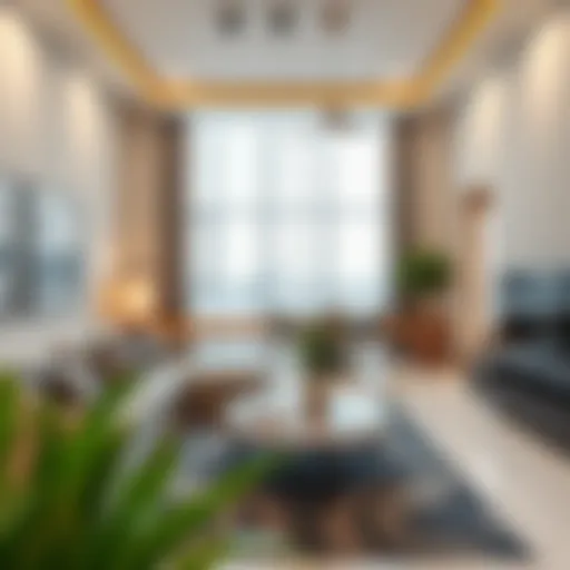 Charming living room in a Karama flat