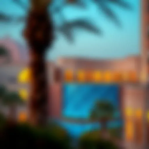 A picturesque view of Freej Al Majaz showcasing its vibrant architecture.