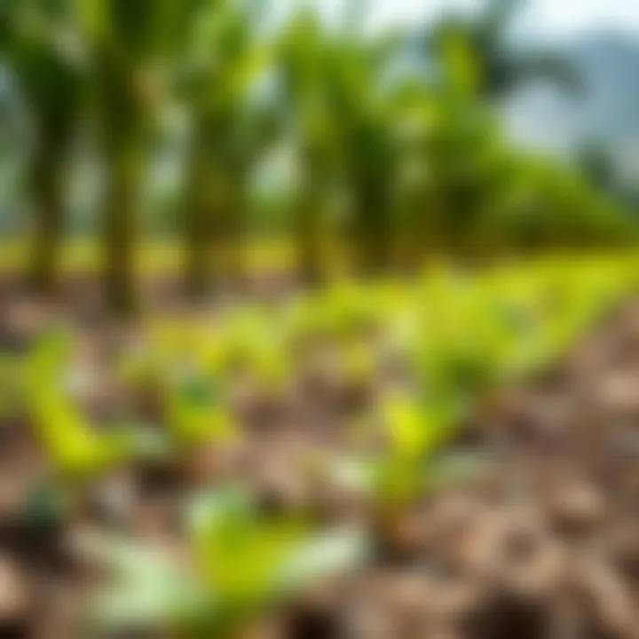 Vibrant Crop Growth in Hatta Vibrant crops growing in rental farms