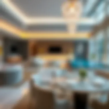 Interior layout of Hessa Building highlighting modern amenities