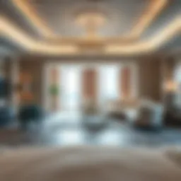 Luxurious suite interior showcasing elegant decor