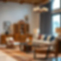 Elegant Karama furniture showcasing traditional craftsmanship