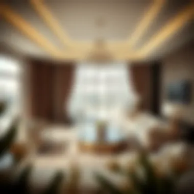 Elegant interior of a high-end holiday home in Dubai Elegant interior of a high-end holiday home in Dubai