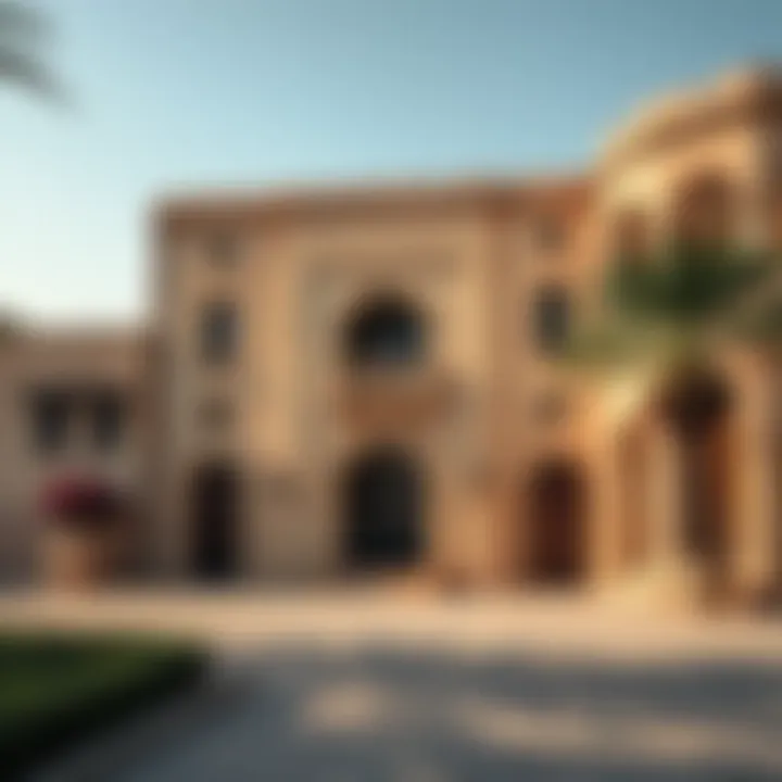 A historical site in Madinat Zayed City highlighting its rich heritage and cultural significance