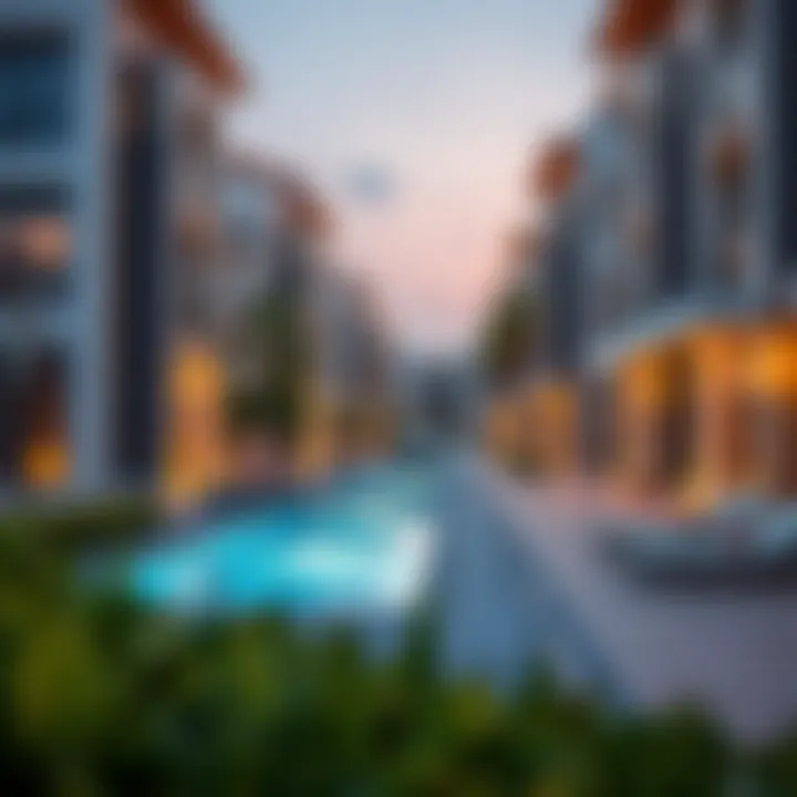 A serene residential area in Madinat Zayed City demonstrating modern living