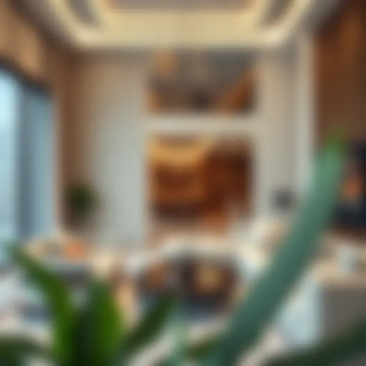 Interior design of a modern apartment by Makeen Properties