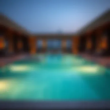 Gorgeous swimming pool in a Dubai mansion