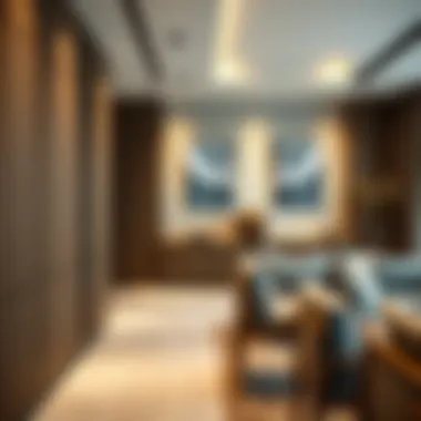 Close-up detail of the contemporary finishes in MBL Residence