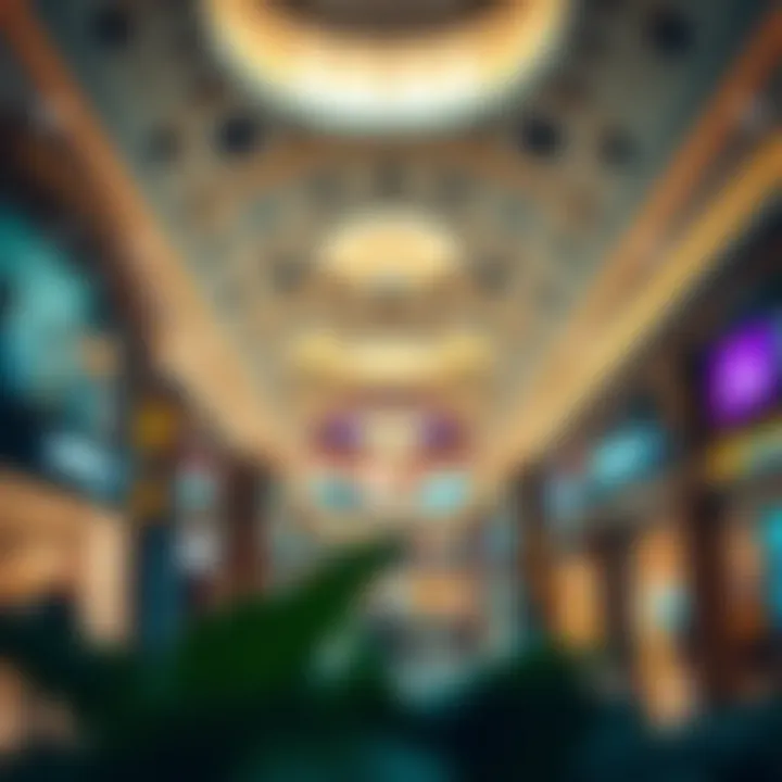 Interior shot highlighting the vibrant atmosphere of Nakheel Mall