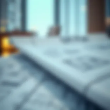 Close-up of architectural blueprints representing off plan developments