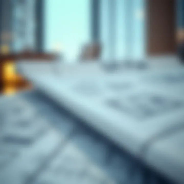 Close-up of architectural blueprints representing off plan developments