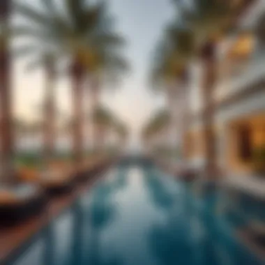 Luxurious lifestyle associated with palm tree residences