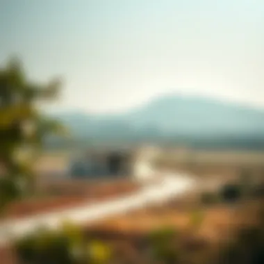 Serene landscape with available plots for development in Hatta