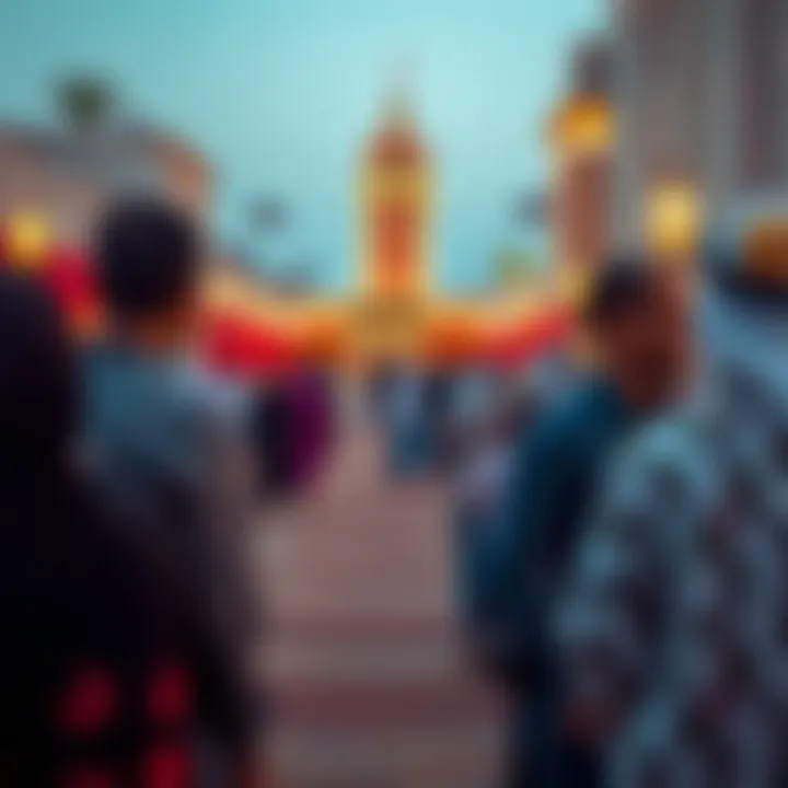 An engaging community event featuring cultural performances and celebrations during Ramadan.