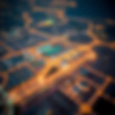 Aerial view of Ras Al Khor Industrial Area 2 highlighting its strategic location