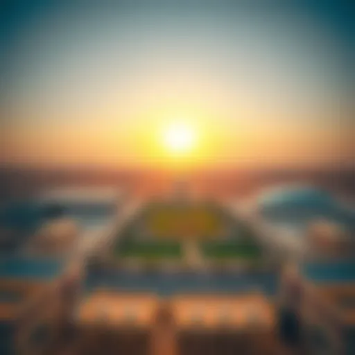 Panoramic view of RAS Al Khor auction site