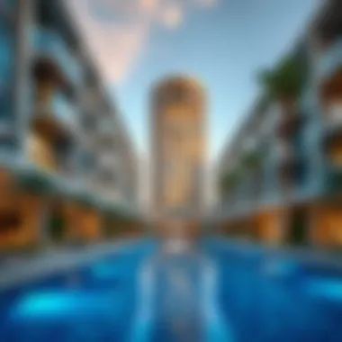 Modern architecture in Dubai's residential areas