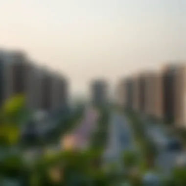 Stunning view of Al Barsha 3 residential buildings