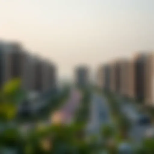 Stunning view of Al Barsha 3 residential buildings